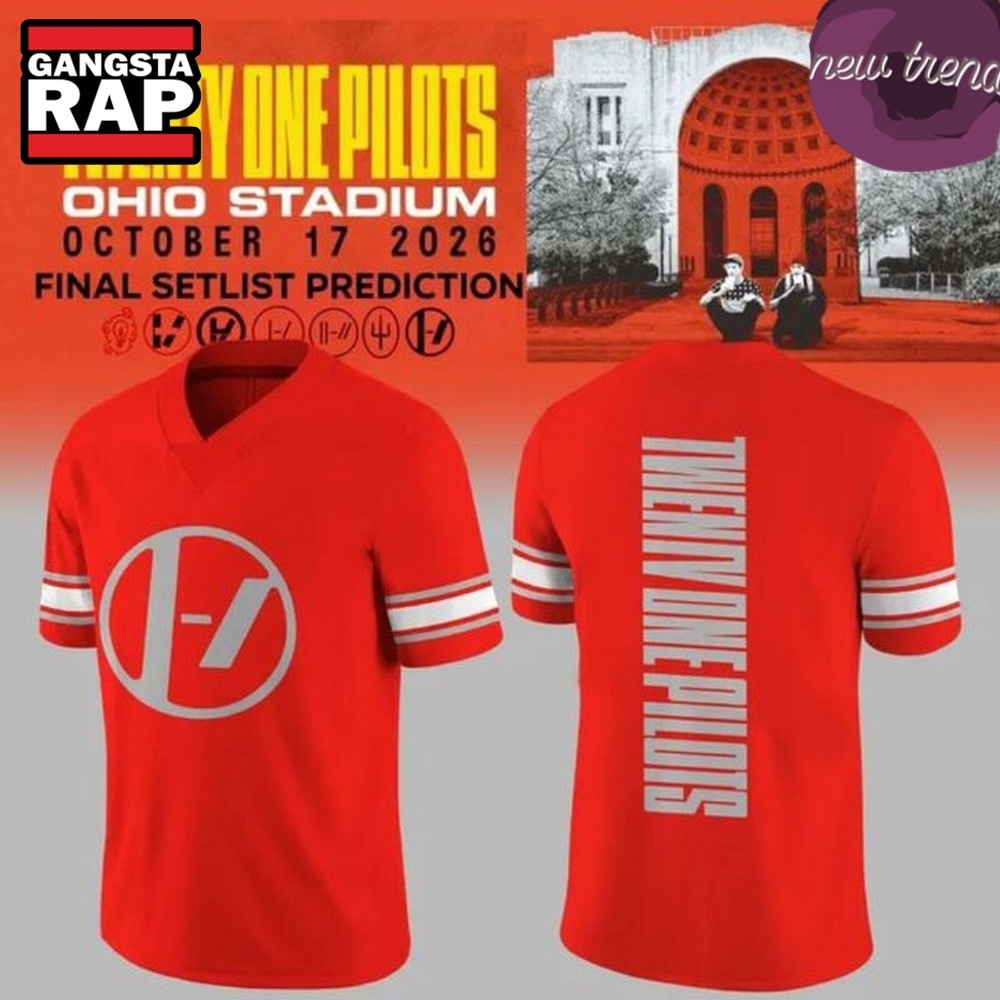 Twenty One Pilots x Ohio State Buckeyes 2026 Red Football Jersey, Trending Football Jersey Twenty One Pilots x Ohio State Buckeyes 2026 Red Football Jersey, Trending Football Jersey