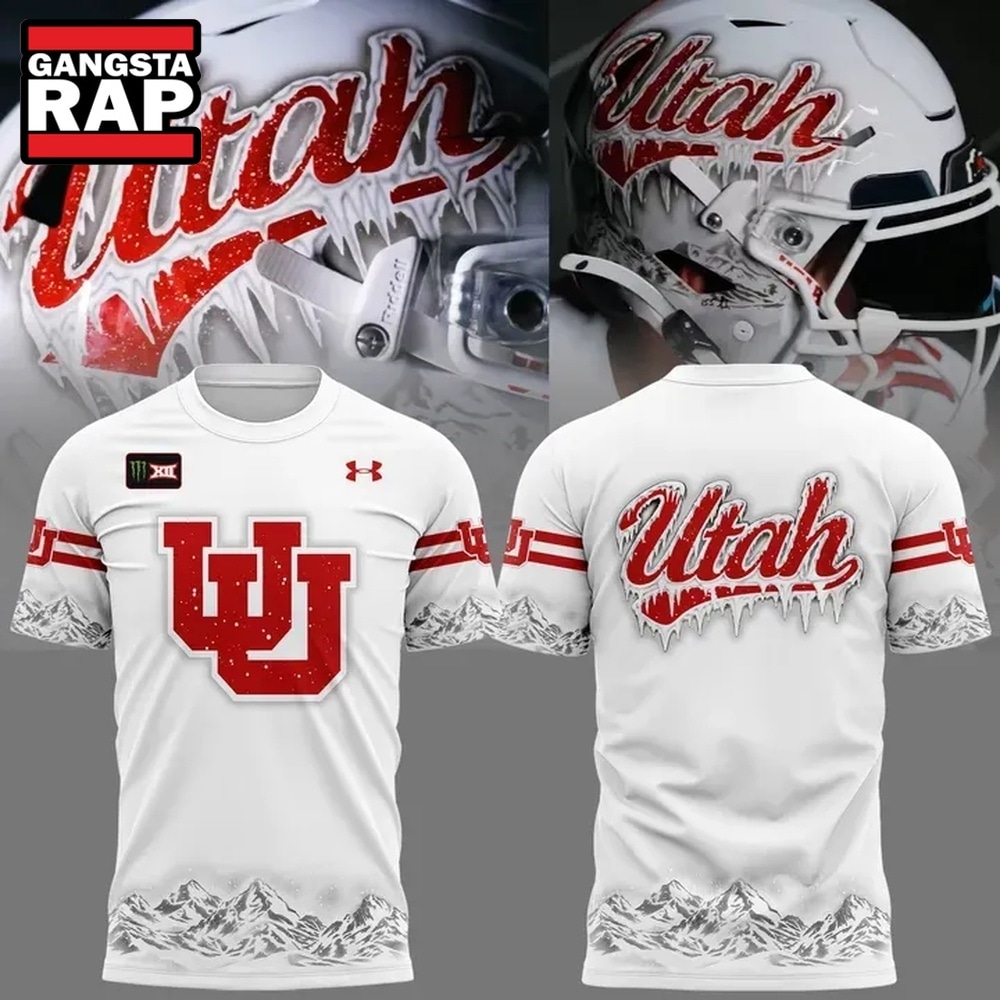 Utah Utes football Ice Cold White Out 2026 Limited Edition 3D Shirt, Trending Design Shirt Utah Utes football Ice Cold White Out 2026 Limited Edition 3D Shirt, Trending Design Shirt