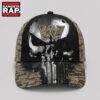 Washington Commanders NFL Halloween Military Skull Camo Classic Cap, NFL Football Cap Washington Commanders Nfl Halloween Military Skull Camo Classic Cap
