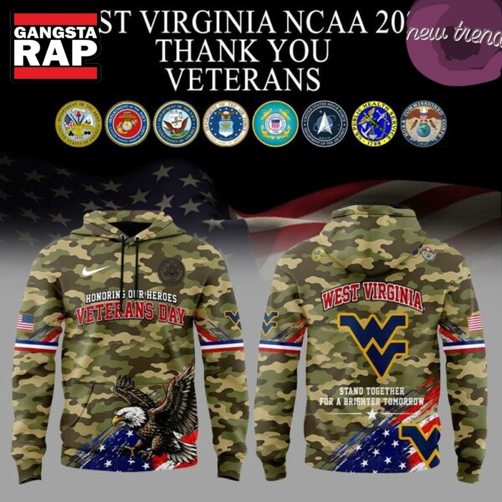 West Virginia Mountaineers Veterans Day 2026 Hoodie, Trending Design Shirt West Virginia Mountaineers Veterans Day 2026 Hoodie, Trending Design Shirt