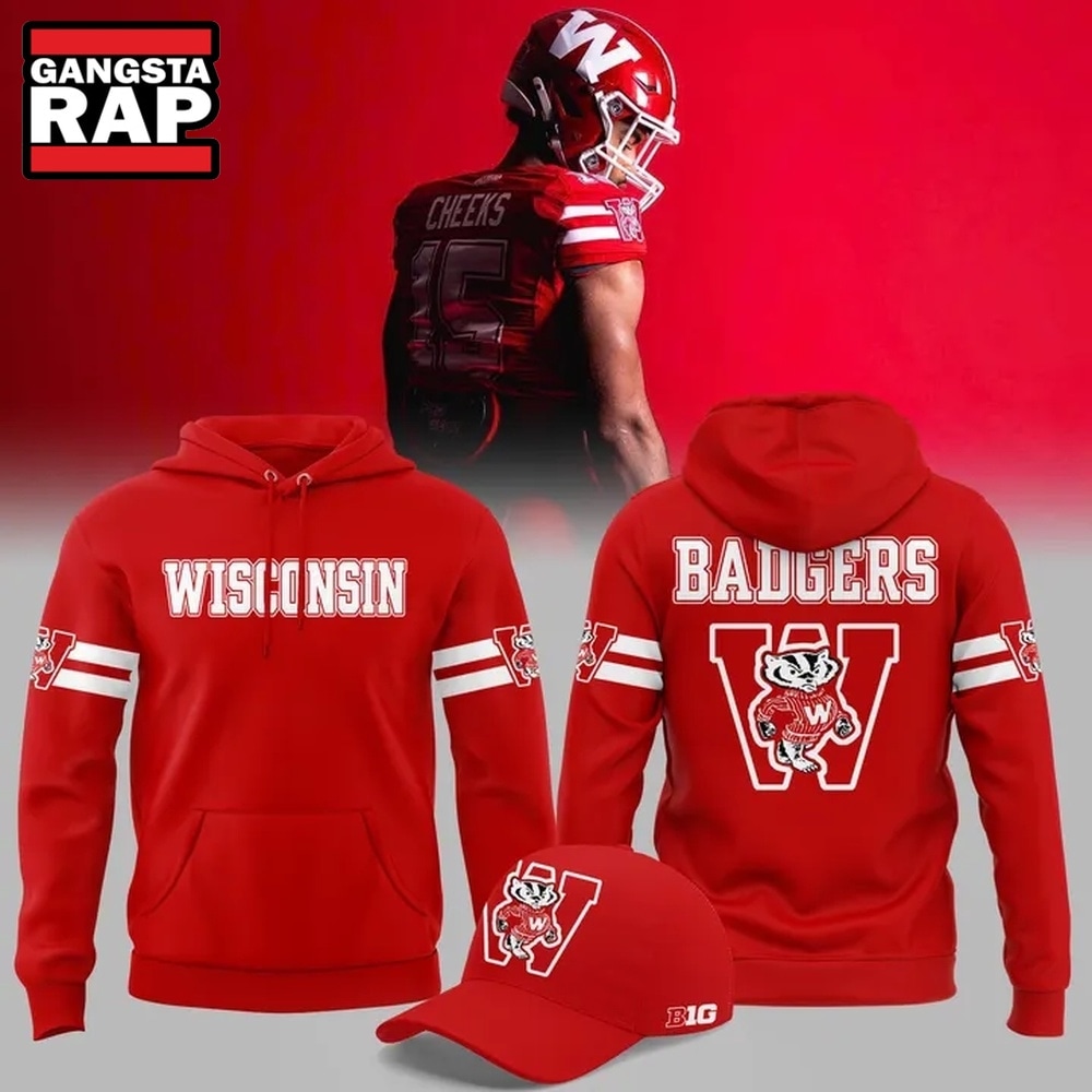 Wisconsin Badgers Football ThrowBack 2026 Limited Edition Hoodie, Trending Design Shirt Wisconsin Badgers Football Throwback 2026 Limited Edition Hoodie