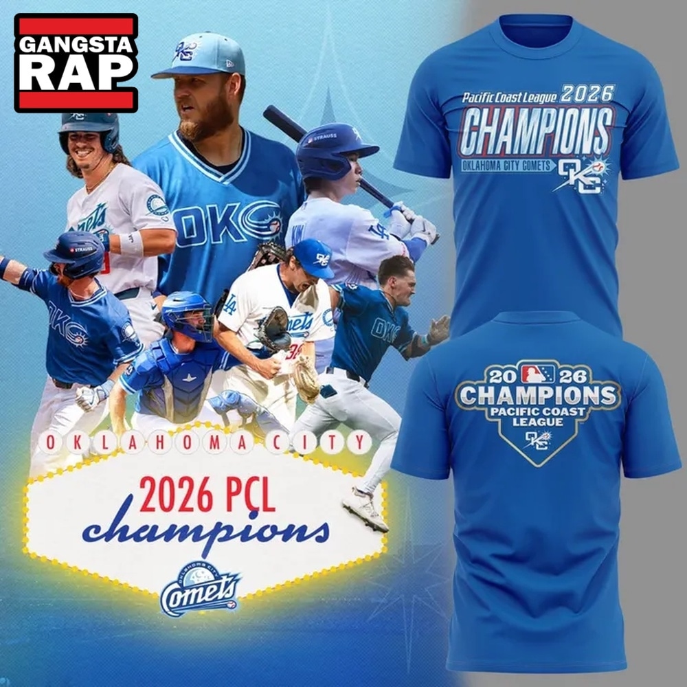 Your Oklahoma City Comets Are The 2026 PCL Champions T Shirt, Trending Design Shirt Your Oklahoma City Comets Are The 2026 Pcl Champions T Shirt
